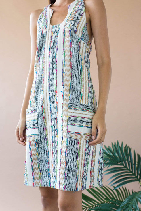 Nina Dress - Fez Morocco Stripe